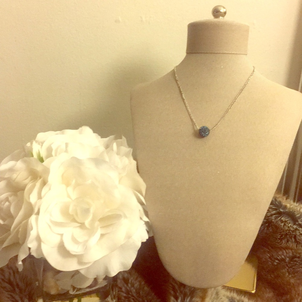 Beautiful Blue Crystal Pendant